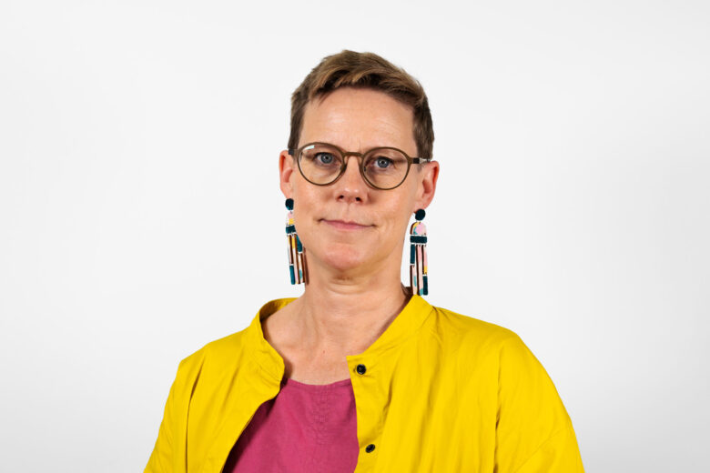 Vasemmistonaisten varapuhenainen Anu Karvinen